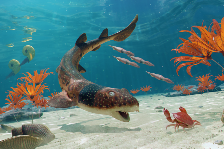 Picture of the fossil of Eriptychius americanus